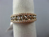 1.20CT WHITE & CHOCOLATE FANCY DIAMOND 14K ROSE GOLD 3D WEDDING ANNIVERSARY RING