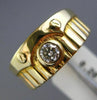 ESTATE .20CT ROUND DIAMOND 18KT WHITE GOLD CLASSIC CROWN FRIENDSHIP PROMISE RING