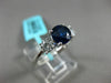 1.81CT DIAMOND & AAA SAPPHIRE 18K WHITE GOLD PAST PRESENT FUTURE ENGAGEMENT RING