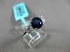 1.81CT DIAMOND & AAA SAPPHIRE 18K WHITE GOLD PAST PRESENT FUTURE ENGAGEMENT RING