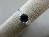 1.81CT DIAMOND & AAA SAPPHIRE 18K WHITE GOLD PAST PRESENT FUTURE ENGAGEMENT RING