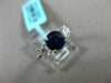 1.81CT DIAMOND & AAA SAPPHIRE 18K WHITE GOLD PAST PRESENT FUTURE ENGAGEMENT RING