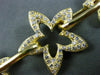 ESTATE LARGE 1.17CT DIAMOND 18KT YELLOW GOLD STARBURST FILIGREE TOGGLE BRACELET