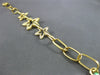 ESTATE LARGE 1.17CT DIAMOND 18KT YELLOW GOLD STARBURST FILIGREE TOGGLE BRACELET