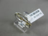 ESTATE .23CT DIAMOND 18KT WHITE & YELLOW GOLD 3D CRISS CROSS INFINITY LOVE RING