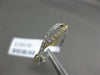 ESTATE .23CT DIAMOND 18KT WHITE & YELLOW GOLD 3D CRISS CROSS INFINITY LOVE RING