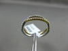 ESTATE .23CT DIAMOND 18KT WHITE & YELLOW GOLD 3D CRISS CROSS INFINITY LOVE RING