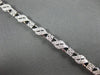 ESTATE WIDE 1.88CT DIAMOND 14KT WHITE GOLD 3D TWO ROW MULTI WAVE TENNIS BRACELET