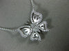 ESTATE .25CT DIAMOND 14KT WHITE GOLD BUTTERFLY BY THE YARD FUN FLOATING nECKLACE