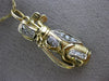 ESTATE .18CT DIAMOND 14K WHITE & YELLOW GOLD 3D HANDCRFATED GOLD BAG FUN PENDANT
