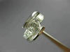 LARGE 2.5CT DIAMOND 18KT WHITE GOLD ROUND CRISS CROSS SEMI MOUNT ENGAGEMENT RING