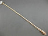 ESTATE 4.55CT DIAMOND 14KT ROSE GOLD 3D CLASSIC 4mm ROUND TENNIS BRACELET