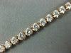 ESTATE 4.55CT DIAMOND 14KT ROSE GOLD 3D CLASSIC 4mm ROUND TENNIS BRACELET