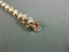ESTATE 4.55CT DIAMOND 14KT ROSE GOLD 3D CLASSIC 4mm ROUND TENNIS BRACELET