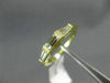 ESTATE .35CT DIAMOND 14KT YELLOW GOLD 3 STONE BAGUETTE ANNIVERSARY RING #10677