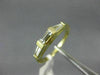 ESTATE .35CT DIAMOND 14KT YELLOW GOLD 3 STONE BAGUETTE ANNIVERSARY RING #10677