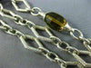 ESTATE WIDE CHARLES KRYPELL SMOKY TOPAZ 18K WHITE GOLD & 925 SILVER 3D NECKLACE