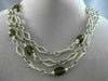 ESTATE WIDE CHARLES KRYPELL SMOKY TOPAZ 18K WHITE GOLD & 925 SILVER 3D NECKLACE