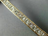 ESTATE WIDE 9.30CT PINK DIAMOND 18K ROSE GOLD 3D CLASSIC CHANNEL TENNIS BRACELET