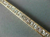 ESTATE WIDE 9.30CT PINK DIAMOND 18K ROSE GOLD 3D CLASSIC CHANNEL TENNIS BRACELET