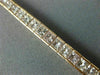 ESTATE WIDE 9.30CT PINK DIAMOND 18K ROSE GOLD 3D CLASSIC CHANNEL TENNIS BRACELET