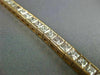 ESTATE WIDE 9.30CT PINK DIAMOND 18K ROSE GOLD 3D CLASSIC CHANNEL TENNIS BRACELET