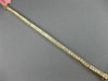 ESTATE WIDE 9.30CT PINK DIAMOND 18K ROSE GOLD 3D CLASSIC CHANNEL TENNIS BRACELET