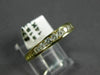 ESTATE .38CT DIAMOND 14K YELLOW GOLD 3D FILIGREE WEDDING ANNIVERSARY RING #18345