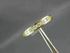 ESTATE .38CT DIAMOND 14K YELLOW GOLD 3D FILIGREE WEDDING ANNIVERSARY RING #18345