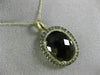 LARGE 13.85CT CHOCOLATE FANCY DIAMOND & AAA SMOKY TOPAZ 14K YELLOW GOLD PENDANT