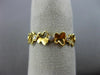 .18CT DIAMOND 18K YELLOW GOLD BUTTERFLY ETOILE ETERNITY WEDDING ANNIVERSARY RING