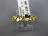 .18CT DIAMOND 18K YELLOW GOLD BUTTERFLY ETOILE ETERNITY WEDDING ANNIVERSARY RING