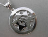 ESTATE LARGE 14KT YELLOW GOLD STAR OF DAVID / MAGEN DAVID & CHAI PENDANT #ELV50