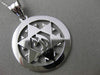 ESTATE LARGE 14KT YELLOW GOLD STAR OF DAVID / MAGEN DAVID & CHAI PENDANT #ELV50