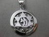 ESTATE LARGE 14KT YELLOW GOLD STAR OF DAVID / MAGEN DAVID & CHAI PENDANT #ELV50