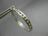 WIDE & LARGE 2.10CT DIAMOND 18KT WHITE GOLD 3D INSIDE OUT HOOP HANGING EARRINGS