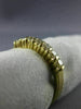 ESTATE .30CT DIAMOND 14K YELLOW GOLD 7 STONE CHANNEL ANNIVERSARY RING 2mm #11393