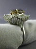 LARGE 5.97CT WHITE & CHOCOLATE FANCY DIAMOND 14KT WHITE GOLD 3D ENGAGEMENT RING