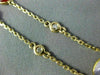 LONG 5.66CT DIAMOND & AAA MULTI COLOR OPAL 14K YELLOW GOLD BY THE YARD BRACELET