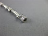 ESTATE 1.70CT DIAMOND 18KT WHITE GOLD 3D BEZEL ETOILE TENNIS BRACELET #25388