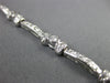 ESTATE 1.70CT DIAMOND 18KT WHITE GOLD 3D BEZEL ETOILE TENNIS BRACELET #25388