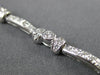 ESTATE 1.70CT DIAMOND 18KT WHITE GOLD 3D BEZEL ETOILE TENNIS BRACELET #25388