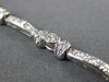 ESTATE 1.70CT DIAMOND 18KT WHITE GOLD 3D BEZEL ETOILE TENNIS BRACELET #25388