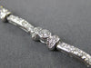 ESTATE 1.70CT DIAMOND 18KT WHITE GOLD 3D BEZEL ETOILE TENNIS BRACELET #25388