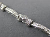 ESTATE 1.70CT DIAMOND 18KT WHITE GOLD 3D BEZEL ETOILE TENNIS BRACELET #25388