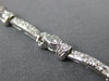 ESTATE 1.70CT DIAMOND 18KT WHITE GOLD 3D BEZEL ETOILE TENNIS BRACELET #25388