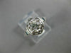 ANTIQUE .47CT DIAMOND & SAPPHIRE 14KT WHITE GOLD FILIGREE ENGAGEMENT RING #26681