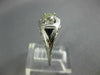 ANTIQUE .69CT OLD MINE DIAMOND & SAPPHIRE 14KT WHITE GOLD ENGAGEMENT RING #26682