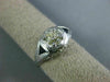 ANTIQUE .69CT OLD MINE DIAMOND & SAPPHIRE 14KT WHITE GOLD ENGAGEMENT RING #26682