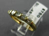 ESTATE .45CT DIAMOND 14KT YELLOW GOLD 5 STONE CHANNEL ANNIVERSARY RING #16555